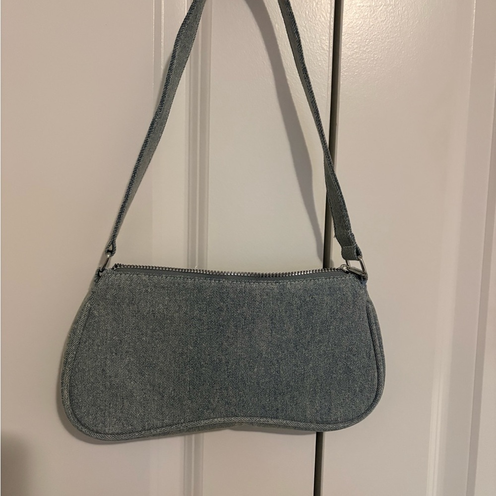 H&M Light Blue Denim Shoulder Bag